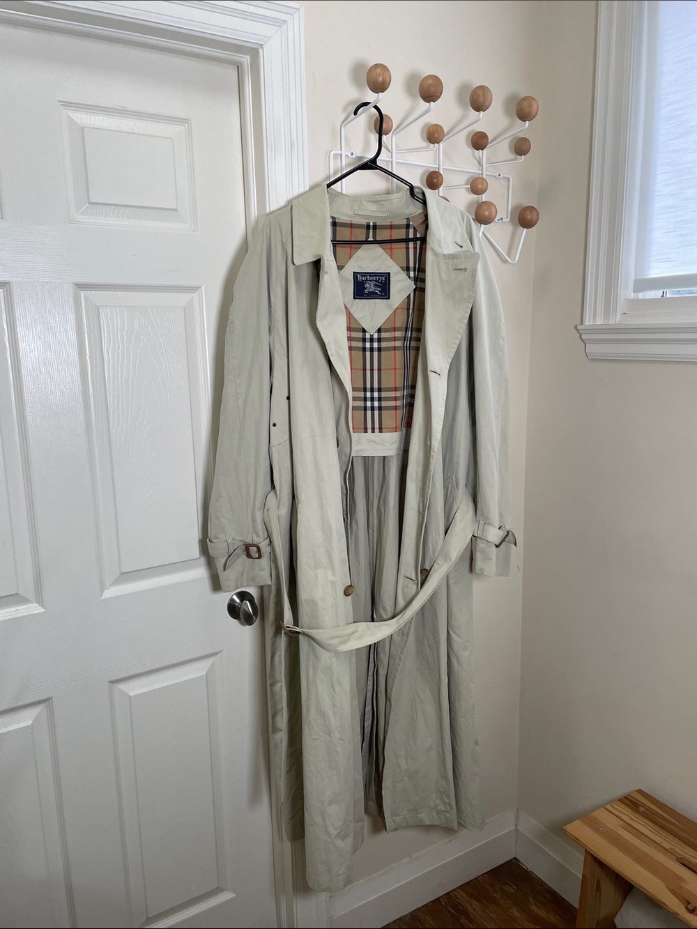 Burberry - Classic Old Money Trench Coat - Cream Khaki - XXL